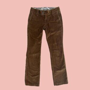 Vintage Y2K GAP corduroy pants in a rich camel brown